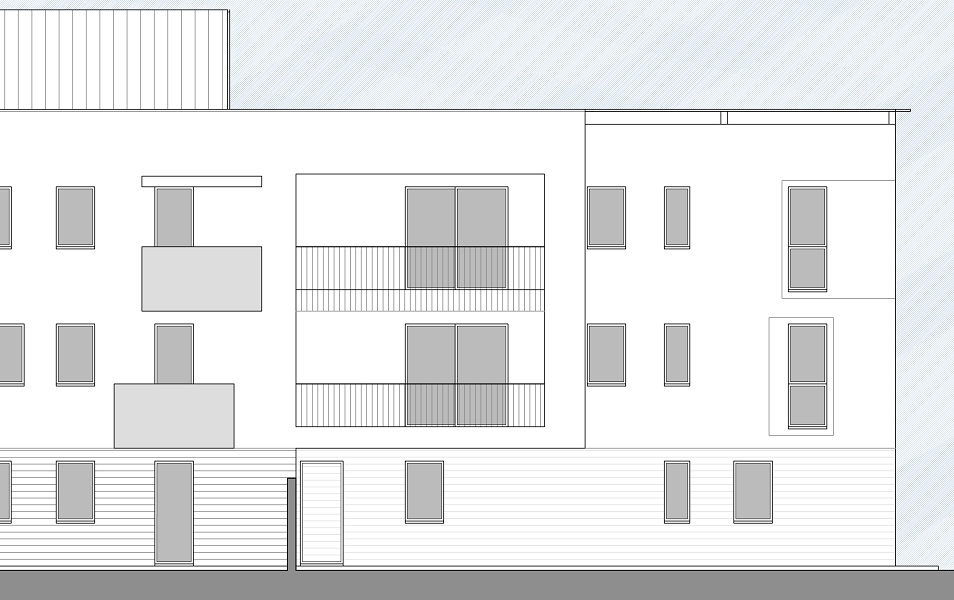 costruzione di un fabbricato ad uso residenziale | Noale, Venezia | progettazione strutturale | 2016